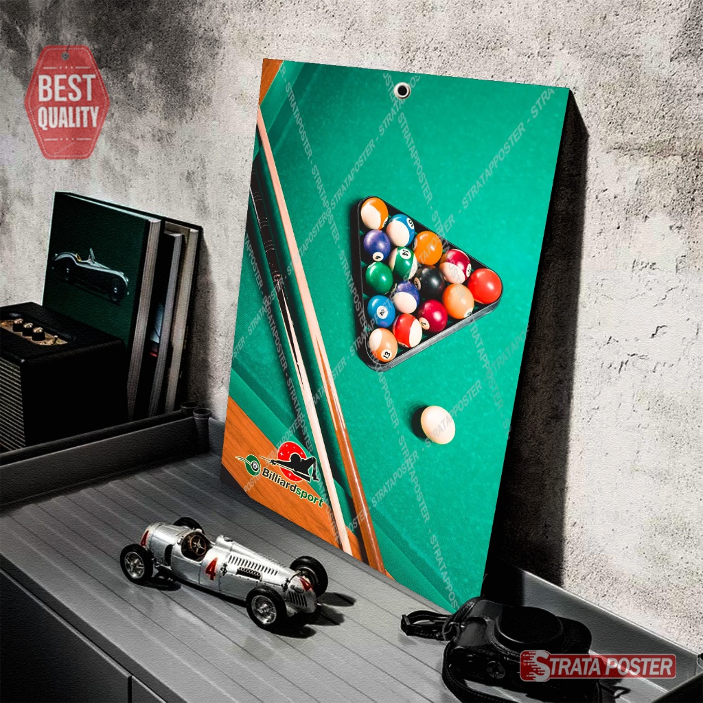 Poster billiard Pajangan dinding aesthetic Dekorasi cafe