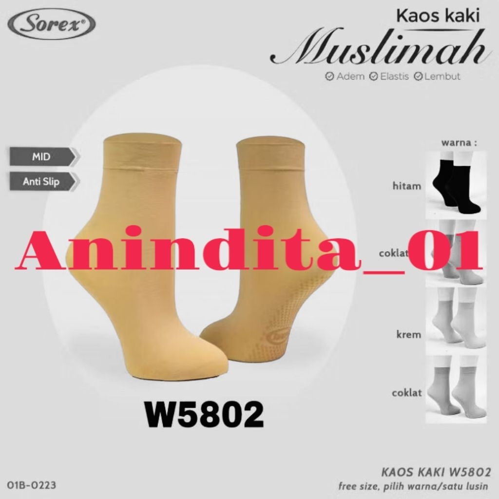 Kaos Kaki Sorex//kaos kaki muslimah sorex kaos kaki medium w5802