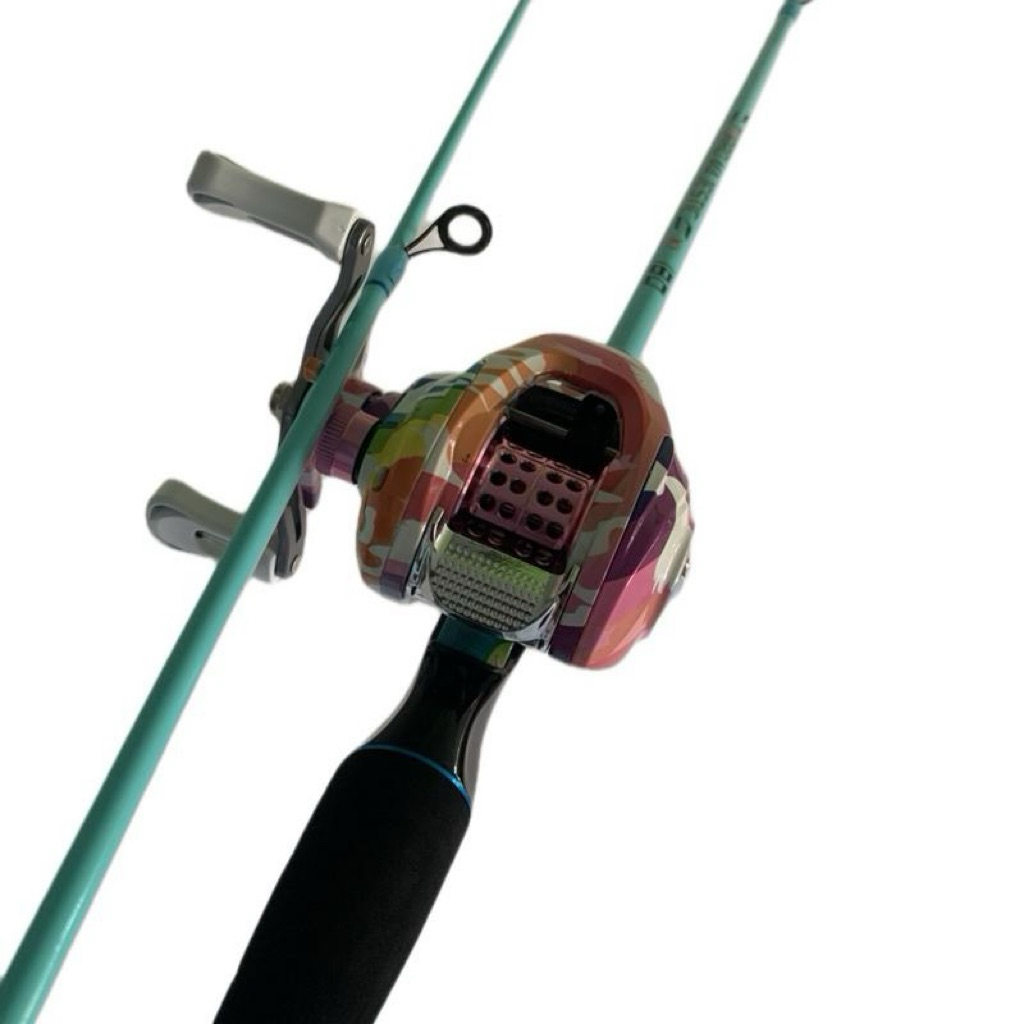 Pancing satu set baitcasting ( joran zorro majestic dan reel zorro mild) dragclicker