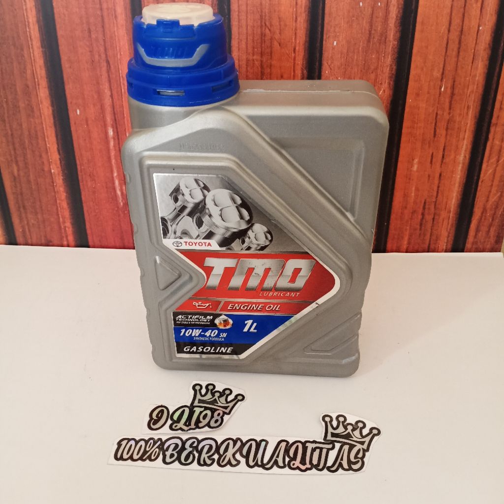 OLI TOYOTA TMO BENSIN 1LITER 10W-40 PELUMAS OLI MESIN MOBIL AVANZA XENIA GRANMAX