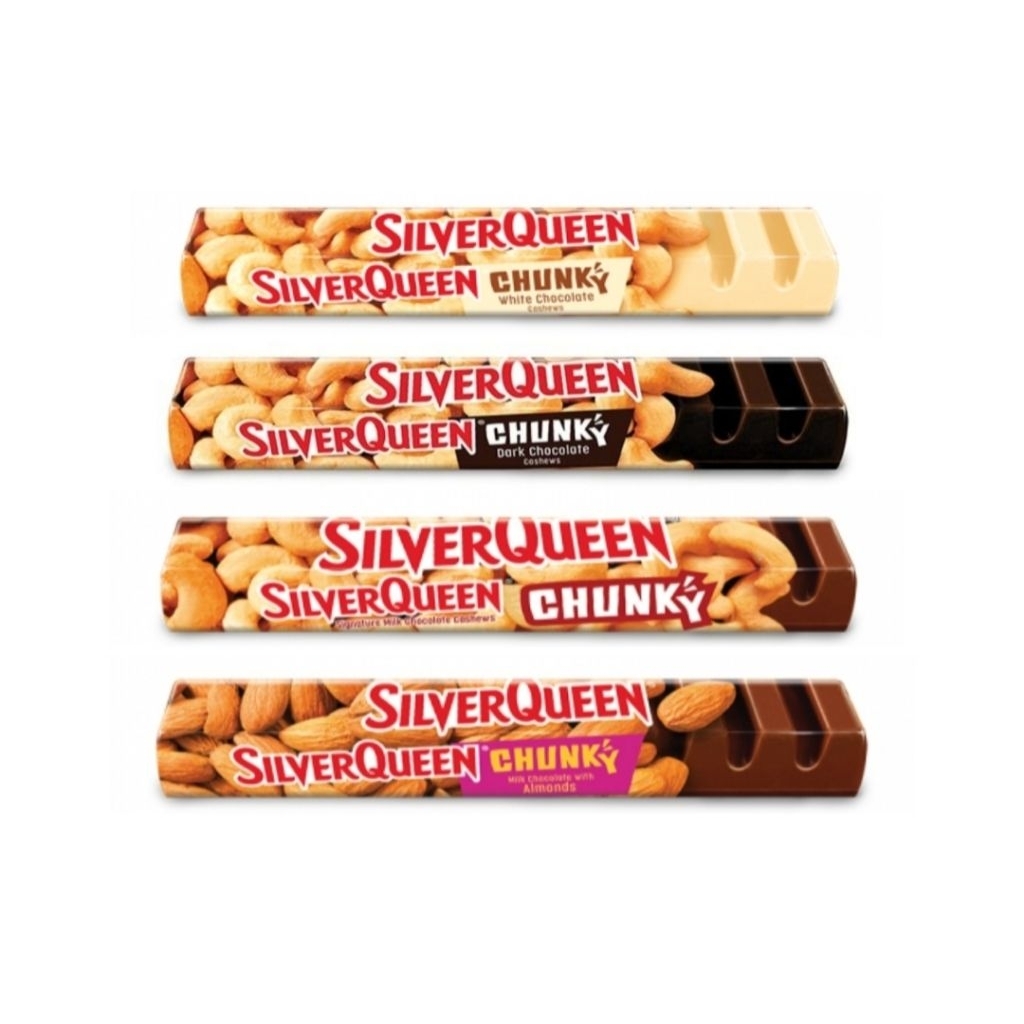 

Silverqueen Chocolate Chunky Bar Cokelat Silver Queen 85 gram