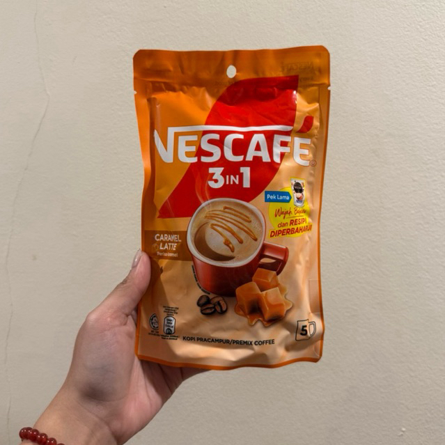 

Nescafe Latte 3in1 Caramel isi 5 ori Malaysia