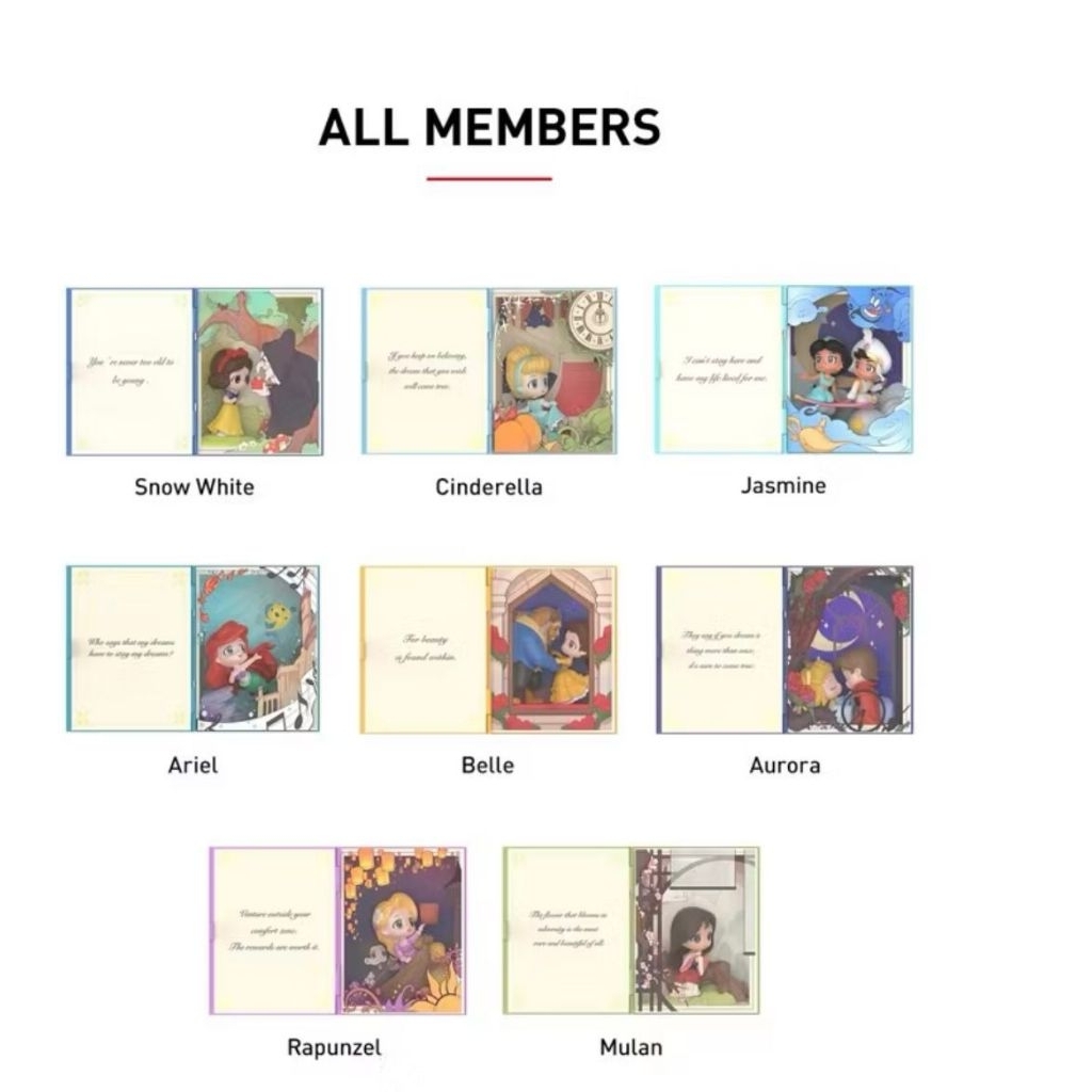 disney fairy tales disney princess popmart