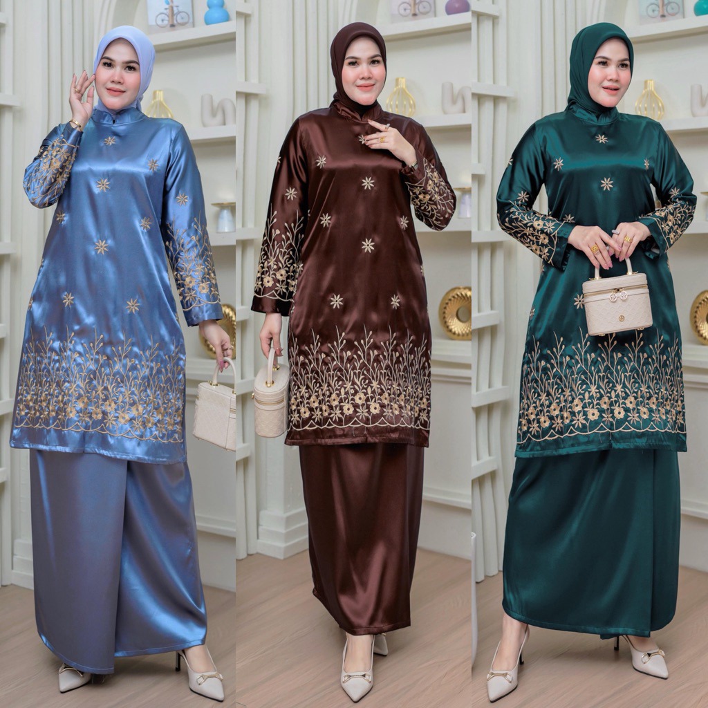 KEBAYA ZUBAIDAH/BAJU KURUNG/SET KEBAYA/KEBAYA MODERN/SET ROK/SETELAN WANITA/KEBAYA PESTA/KEBAYA AKAD