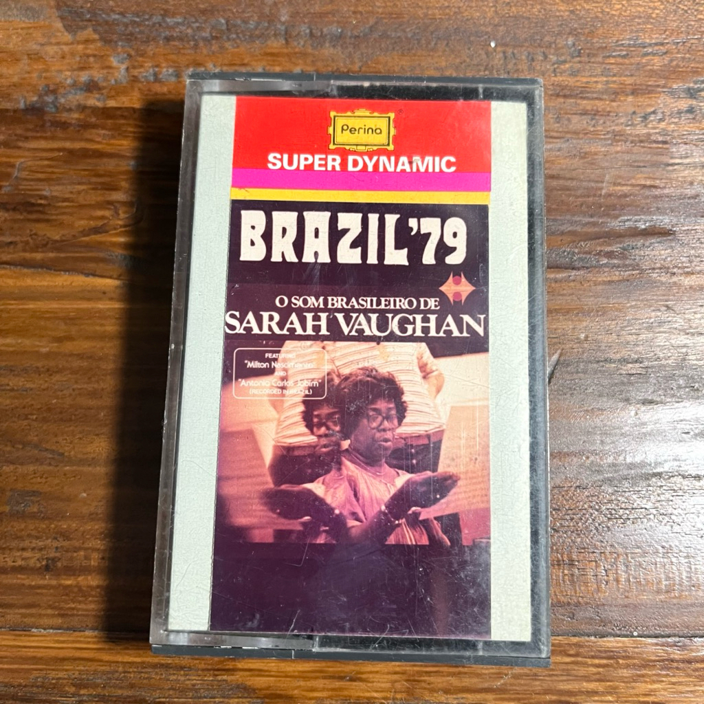 Kaset Pita Sarah Vaughan O Som Brasileiro De (feat antonio carlos jobim)
