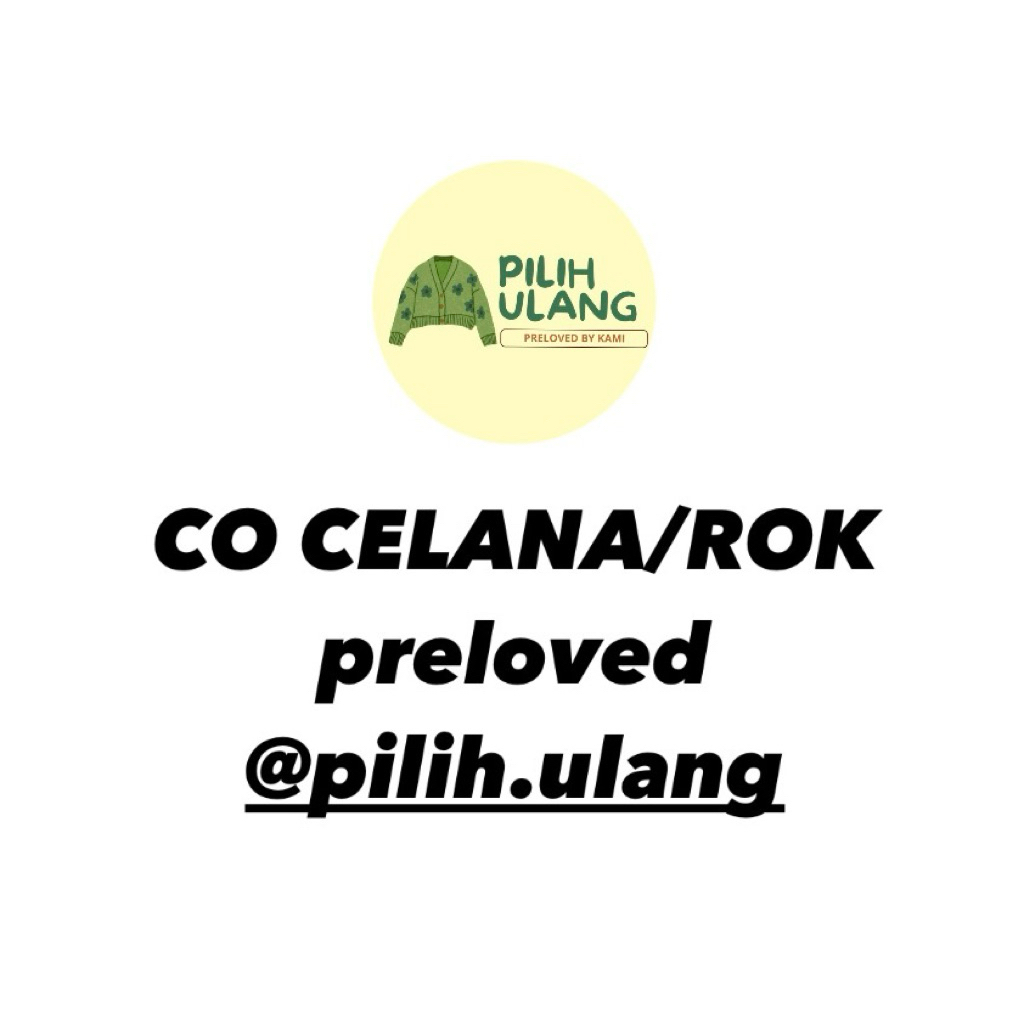 preloved celana/rok wanita