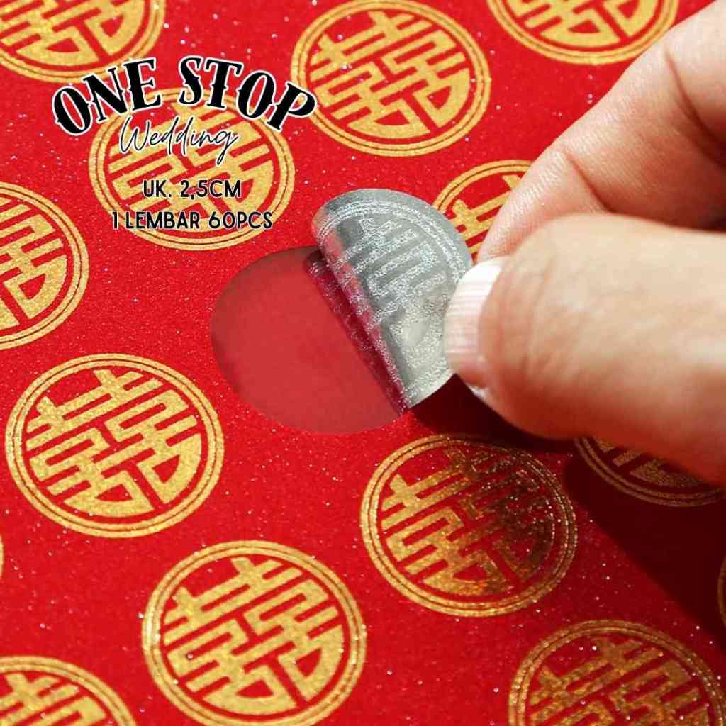 

[ONESTOPWEDDING] Sticker Hi / Sticker Xuang Xi / Sticker Sangjit / Sticker Pernikahan