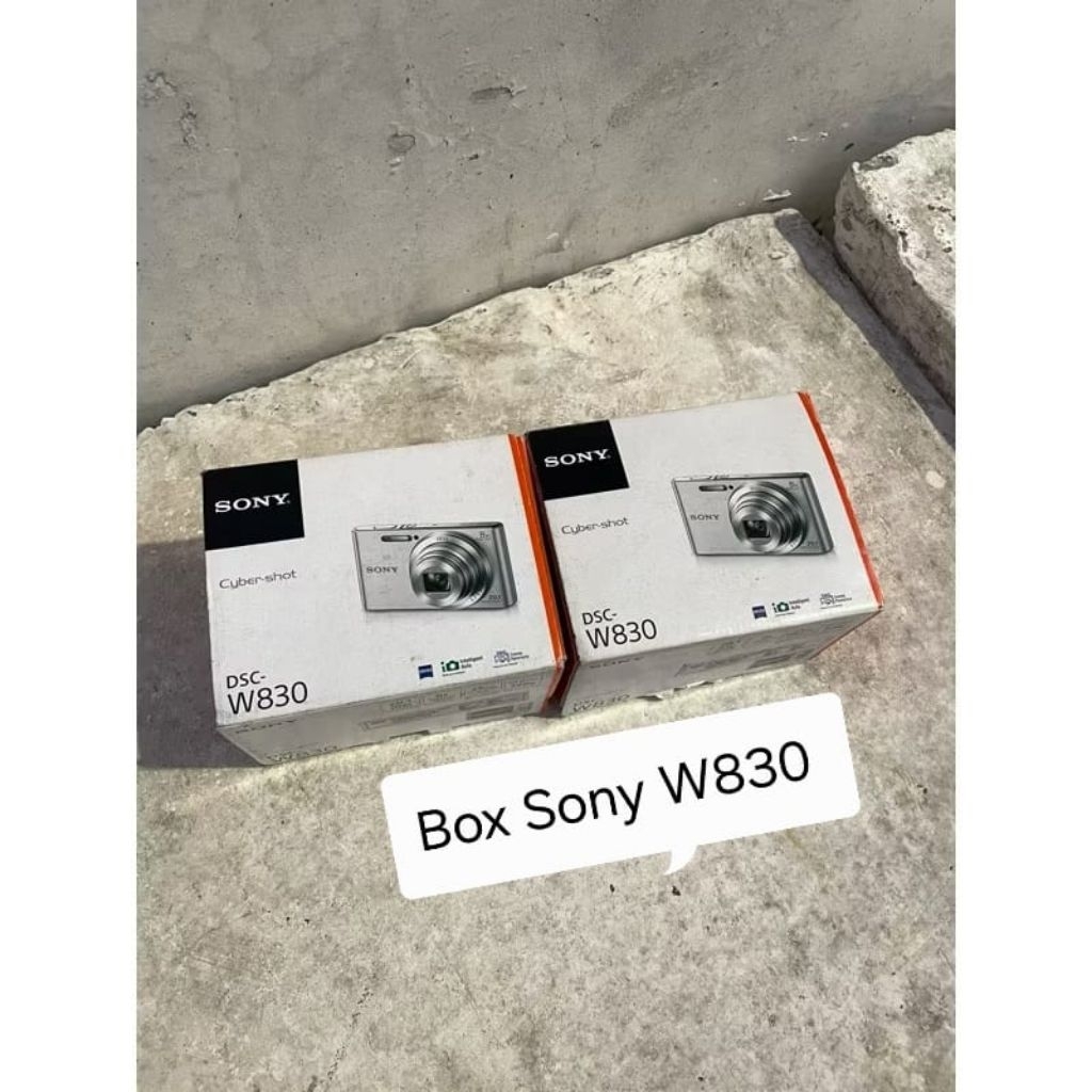 kardus kamera sony DSC - W830 / Box canera sony dsc - w830