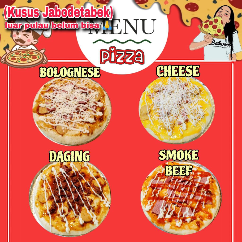 

pizza matang pizza Frozen ukuran 15cm ( kusus Jabodetabek)