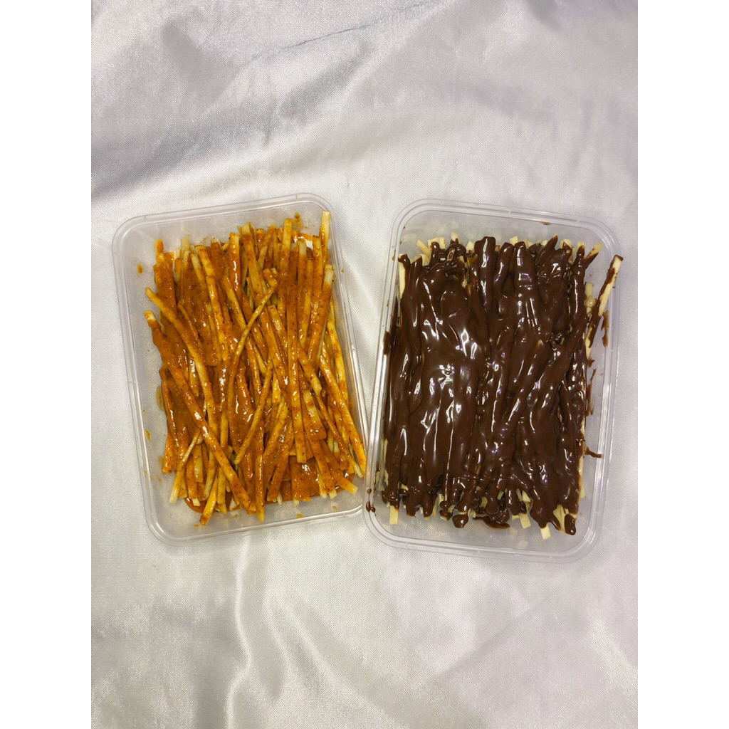 

Mie Lidi Bumbu Basah & Mie Lidi Coklat Lumer
