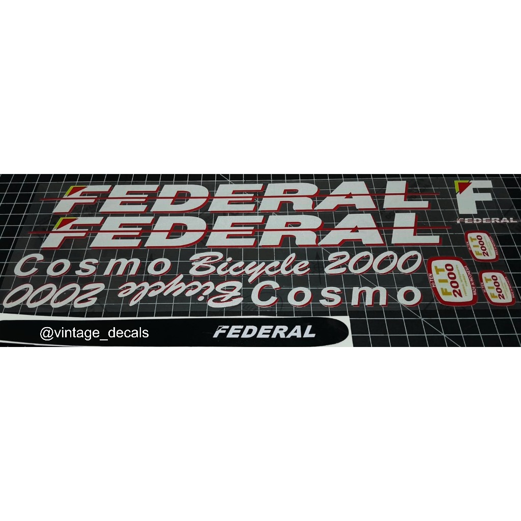 stiker federal COSMO fit2000