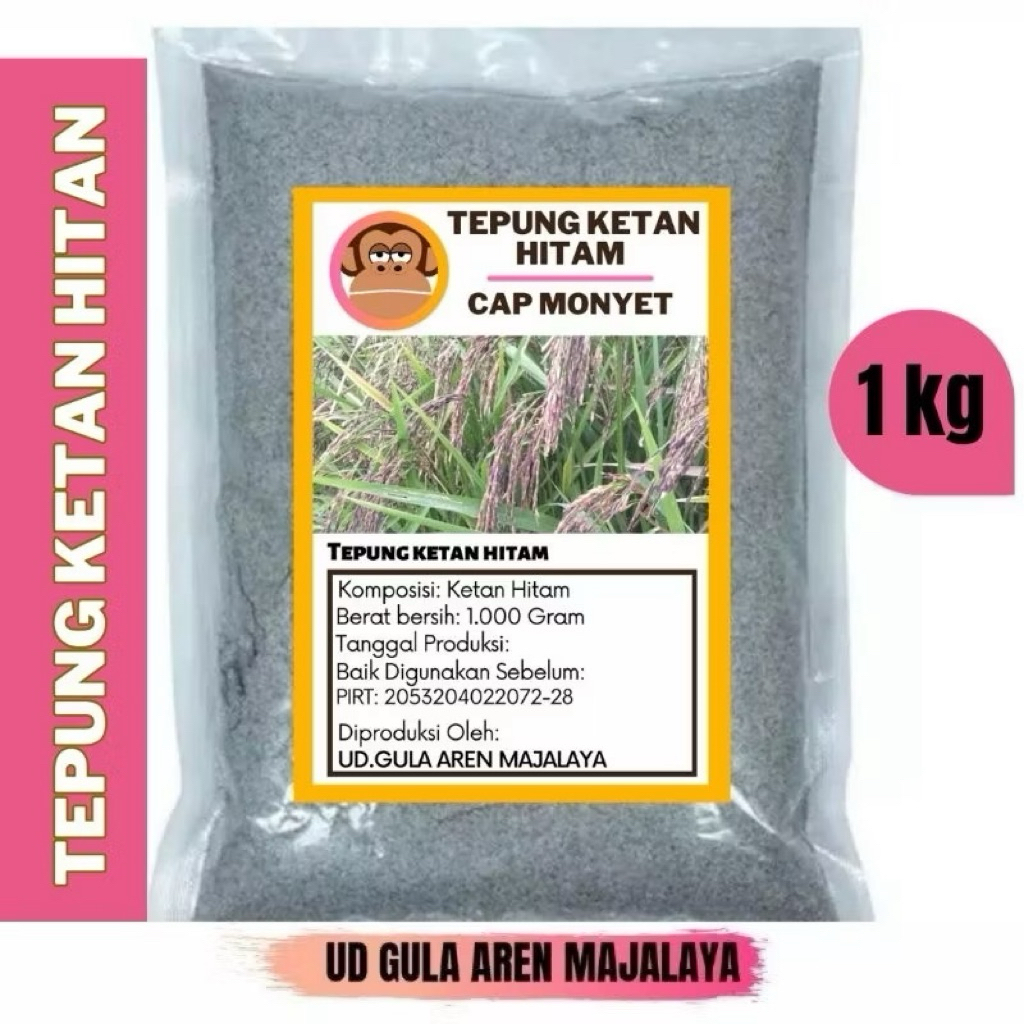 

Tepung ketan hitam 1kg MURNI TANPA CAMPURAN