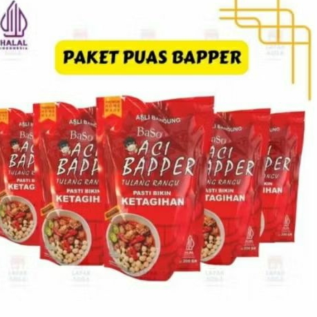 

PAKET PUAS BAKSO ACI BAPPER