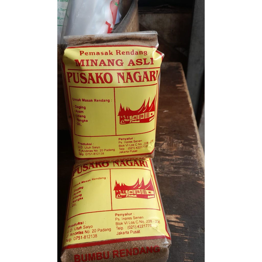 

bumbu halus rendang pusako nagari