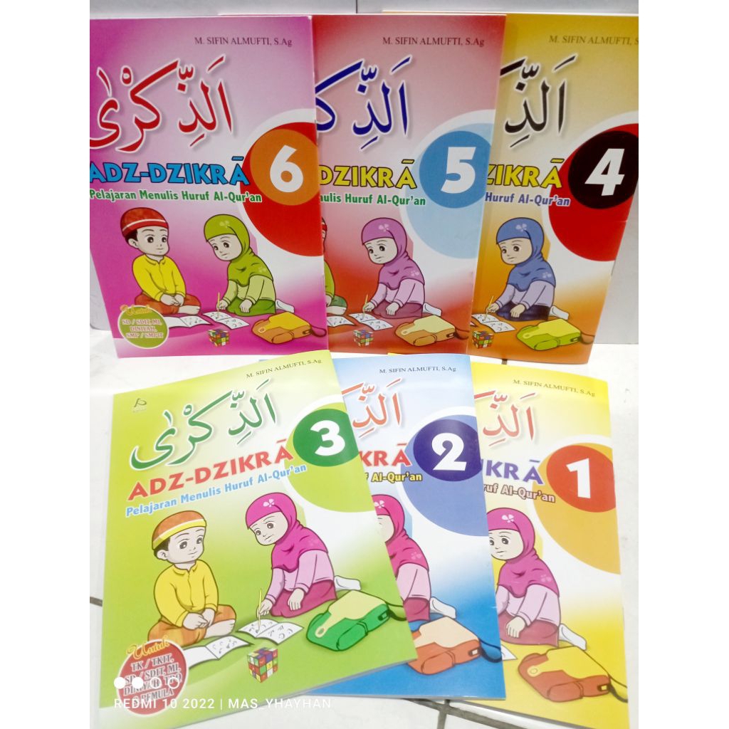 Adz Dzikra ( Buku Belajar Menulis Huruf Al Qur'an )