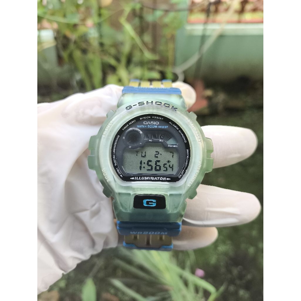 (Harga Net) Jam Tangan Casio G-Shock DW-6900 All Original Versi BNB Jelly Transparan Bawaan Fungsi2 