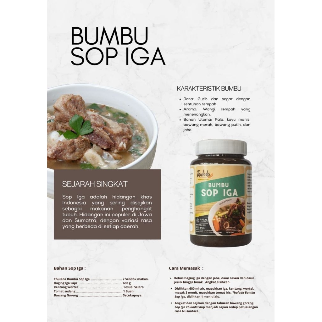 

Thulada bumbu sop iga