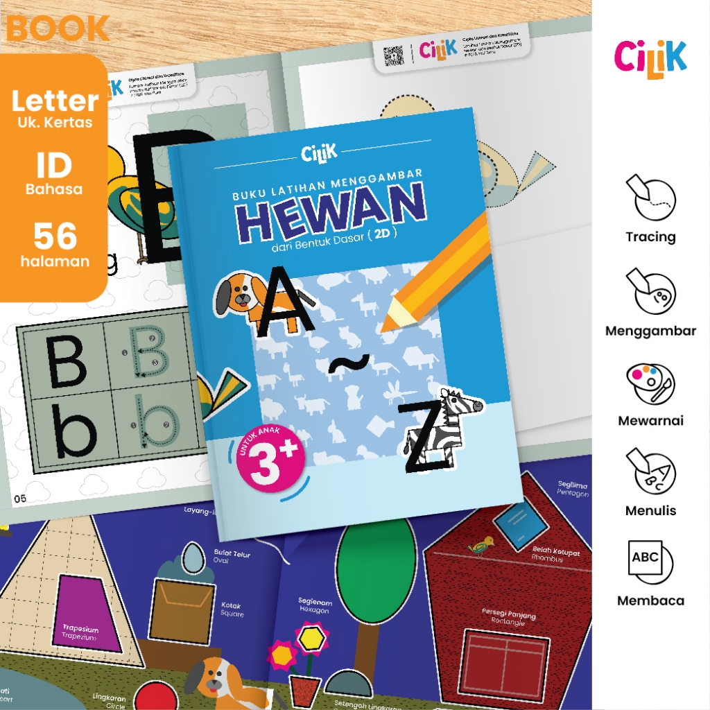 

[BOOK] BUKU LATIHAN MENGGAMBAR HEWAN DARI BENTUK DASAR 2D - 56 halaman