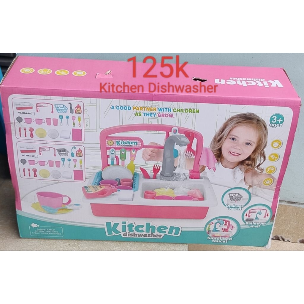 SALE Kitchen Dishwasher Mainan masakan kitchen set anak perempuan preloved like new