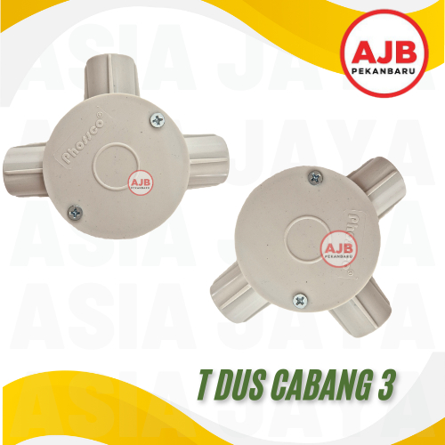 (/PCS) T DUS CABANG 3 TEE DOS 3 WAY TEDOS 20MM