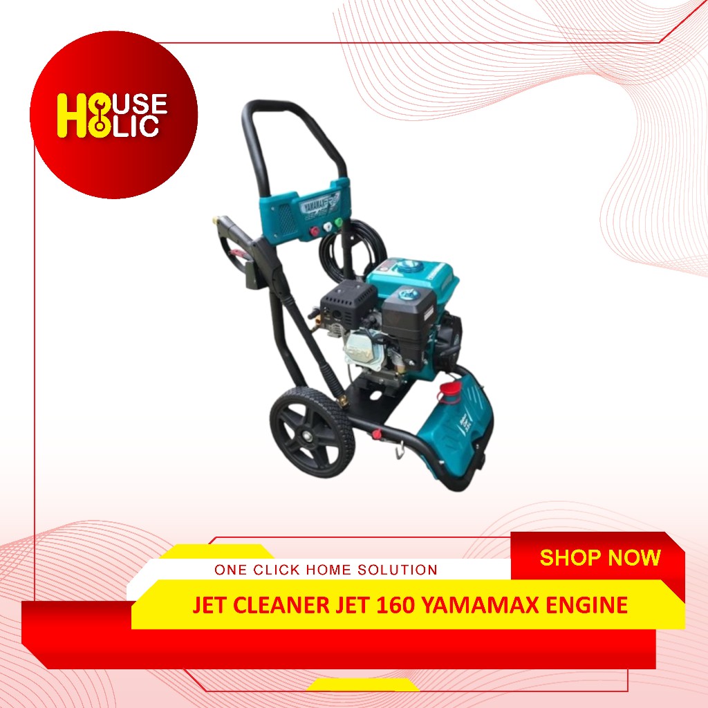 YAMAMAX Jet Cleaner Engine Pro Jet 160 High Pressure Washer 200 Bar