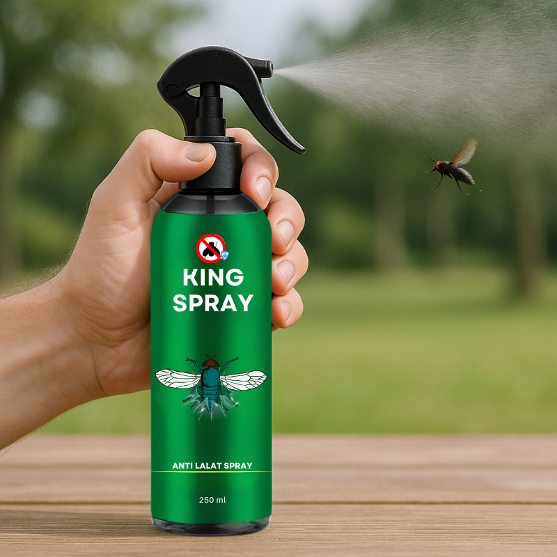 King Spray Anti Lalat Racun Lalat Ampuh Tuntas Penghilang Serangga Dalam Ruangan Semprotan Spray