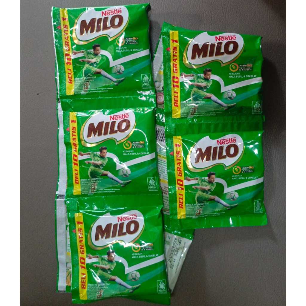 

Milo Actif Go 1 Renteng isi 11 sachet --- 10 + 1