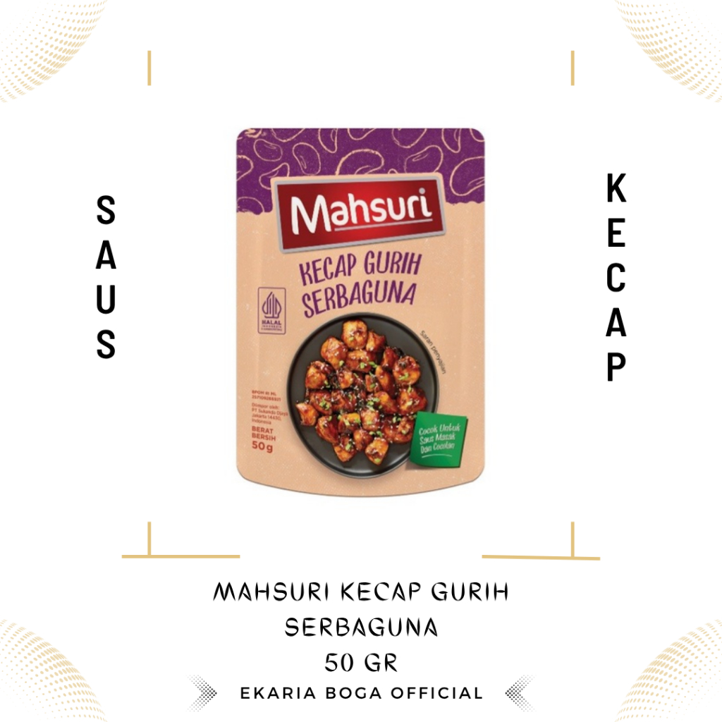 

KECAP | KECAP GURIH | MAHSURI KECAP GURIH SERBAGUNA 50 GR
