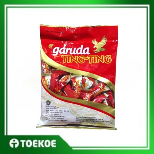 

TOEKOE Permen Kacang Garuda Ting Ting 125gr 50pcs