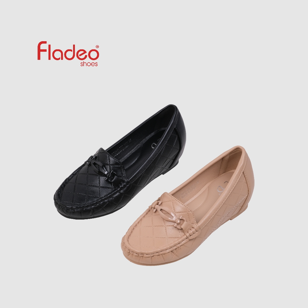 Fladeo K23/LSFM493-2BR/Sepatu Moccasin Slip On Wanita [ Moccasin Shoes ]