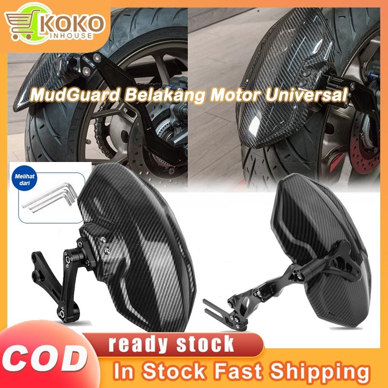 MudGuard Belakang Motor Universal /Mudguard Spakbor Kolong Anti Ciprat Motor/MudGuard Motor mudguard