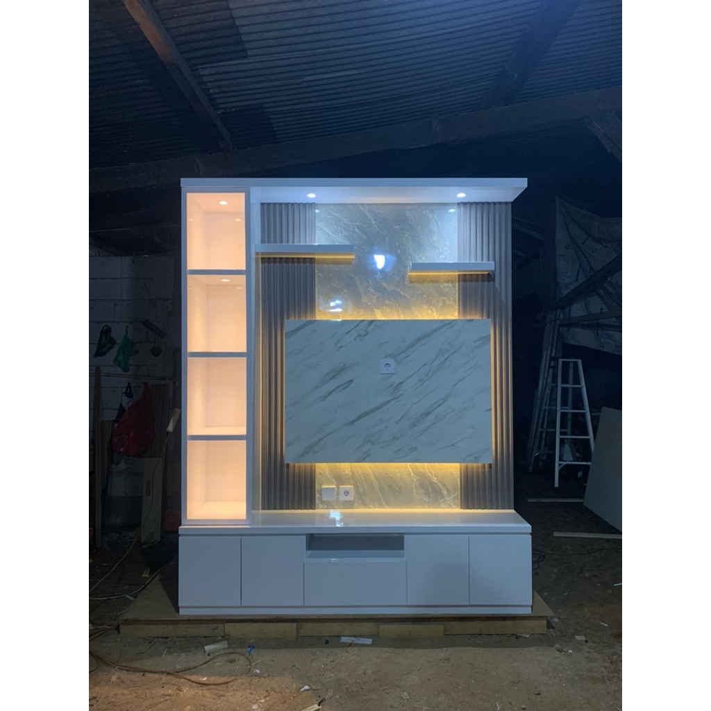 backdrop tv minimalis modern