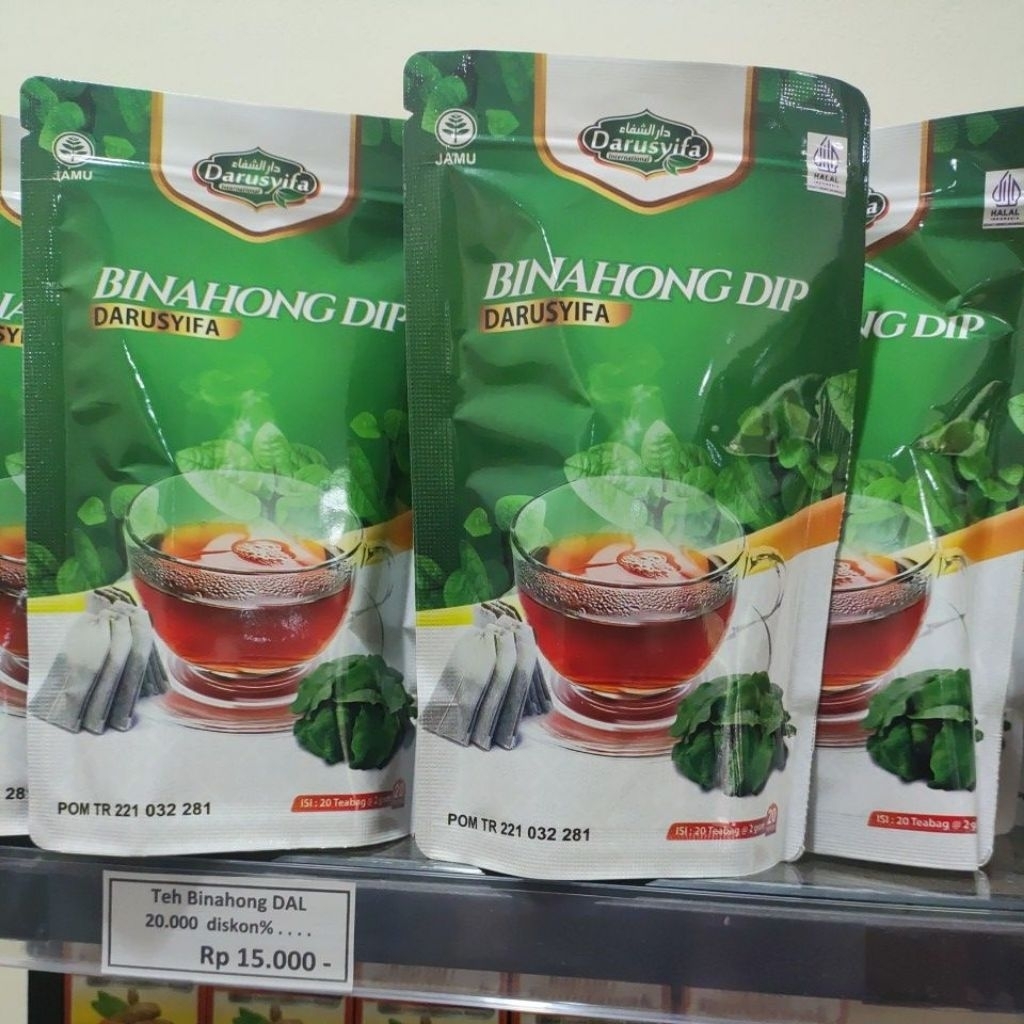 

Teh Celup Binahong Herbal Darusyifa isi 20 Sachet