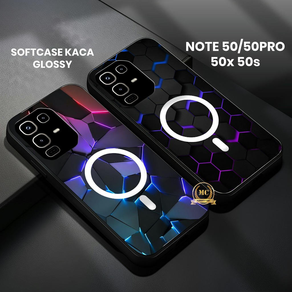 Softcase Kaca Kilau INFINIX NOTE 50/50 PRO 4G  - Casing Hp INFINIX NOTE 50s/50x - Note 40 40 Pro Not