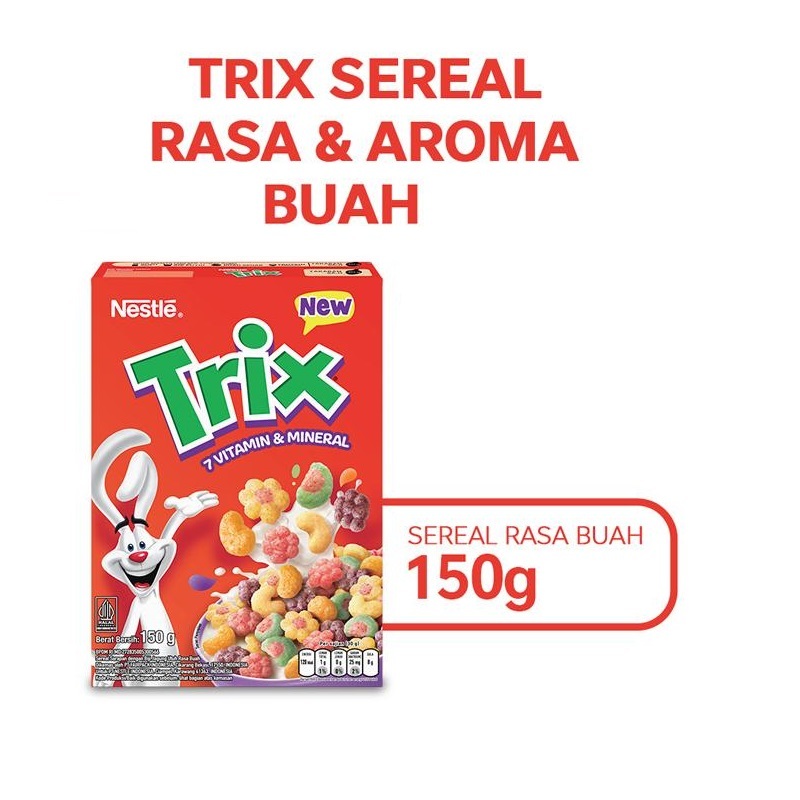 

NESTLE TRIX Cereal Sarapan 150 gr / Sereal Rasa dan Aroma Buah 150gr