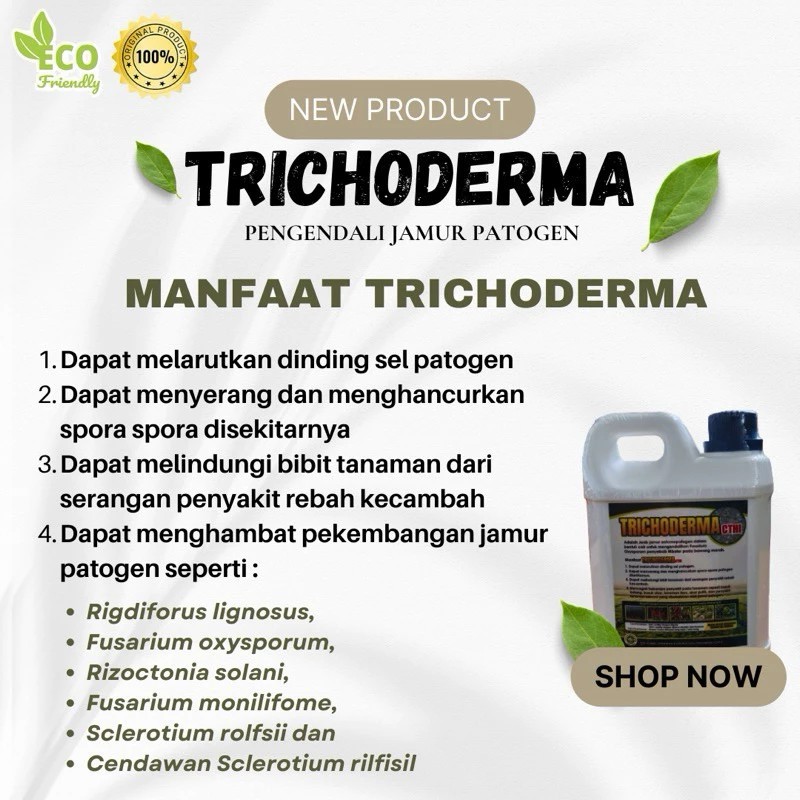 1 LITER TRICODERMA CTHI | Fungisida Organik Alami Pengendali Jamur Patogenn