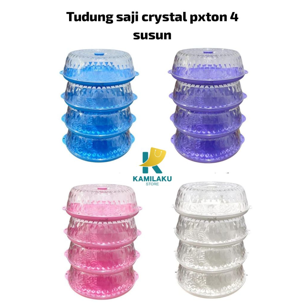 Tudung Saji Crystal 4 Susun