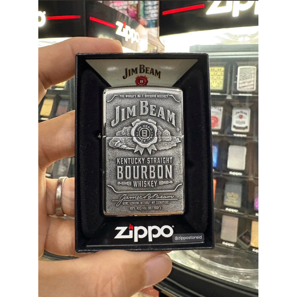 Zippo 250 Jim Beam ~ Original 100% Made In USA
