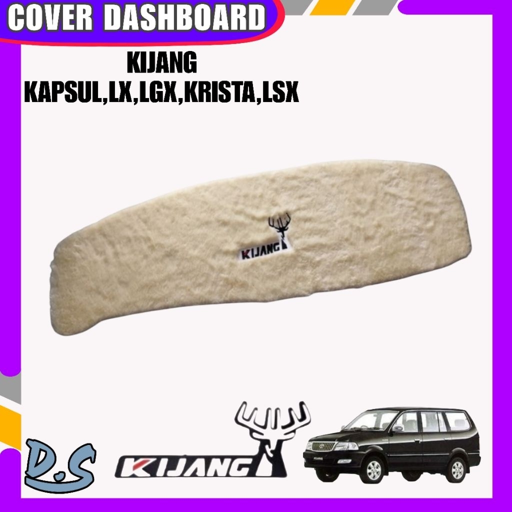 Cover alas dashboard mobil bulu  Kijang KAPSUL,LGX,LX,LSX karpet bulu dashboard mobil kijang || cove