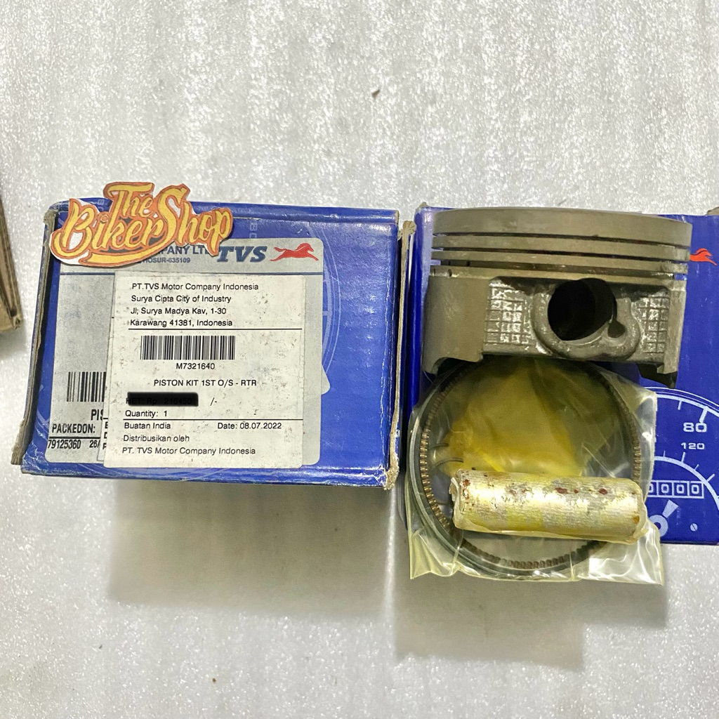 piston kit oversize/os 25 TVS APACHE 160 Original TVS