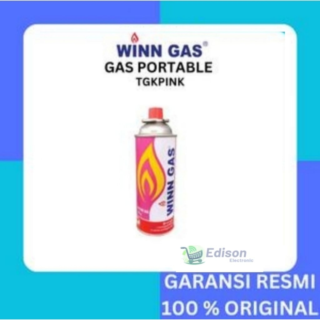 WINN GAS Tabung Gas Portable WINN GAS TGKPINK 235 GR