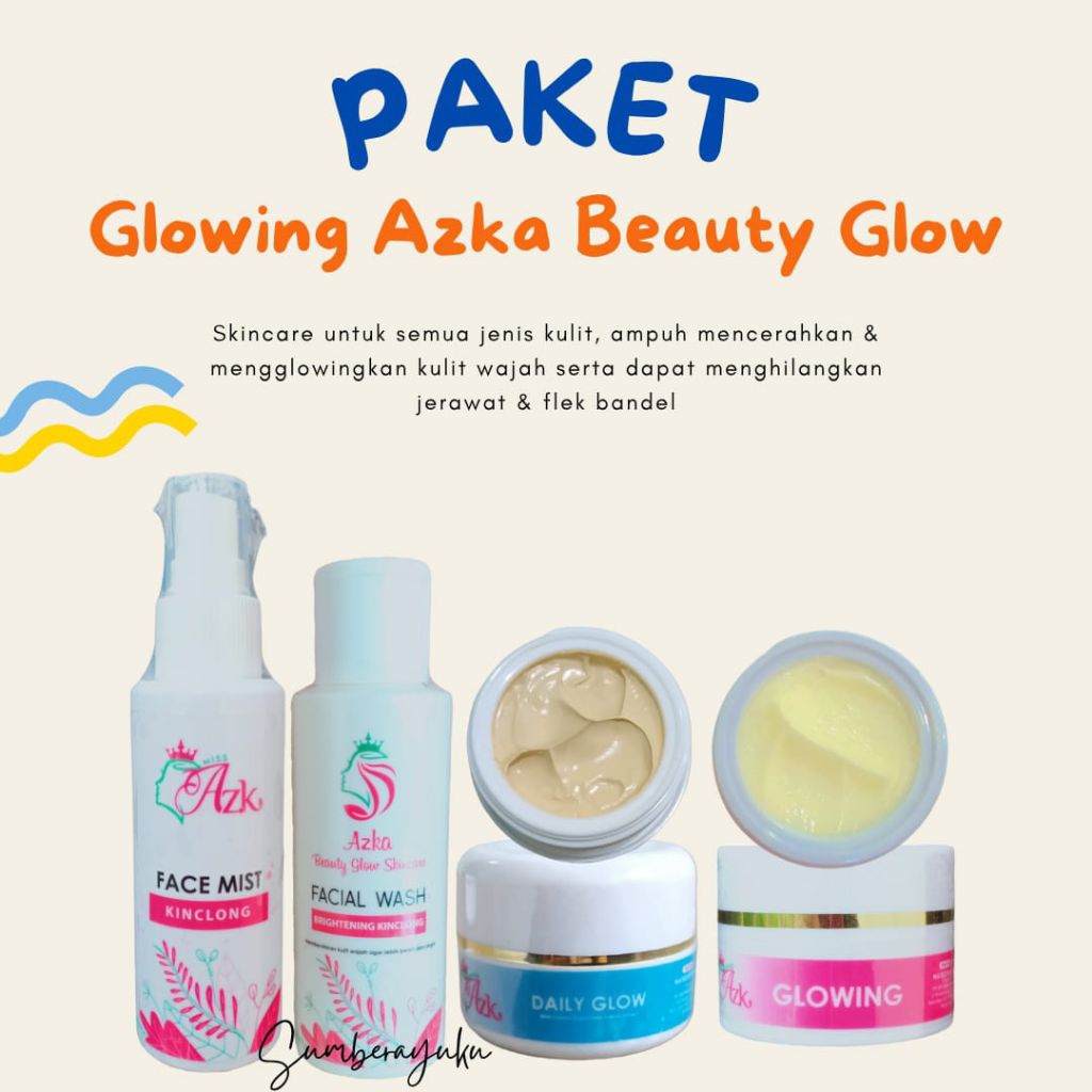 PAKET GLOWING AZKA BEAUTY SKINCARE