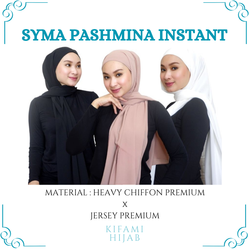 PASHMINA 2in1, PASHMINA INSTAN PREMIUM WITH INNER 2in1, PASHMINA INNER JERSEY
