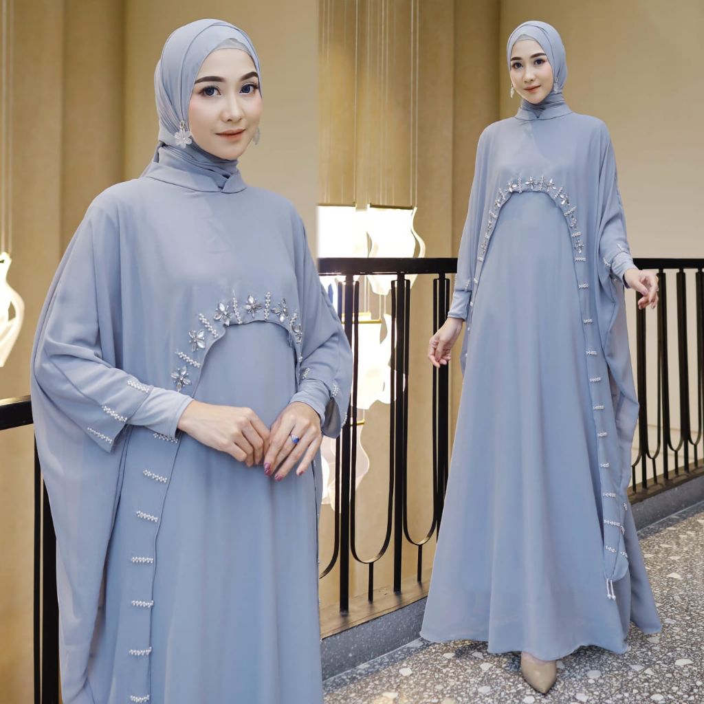 NEW ARRIVAL | KAFTAN CLARA✓✓KAFTAN PREMIUM TERBARU MEWAH DAN ELEGAN (APLIKASI PAYET MANUAL)FREE INER