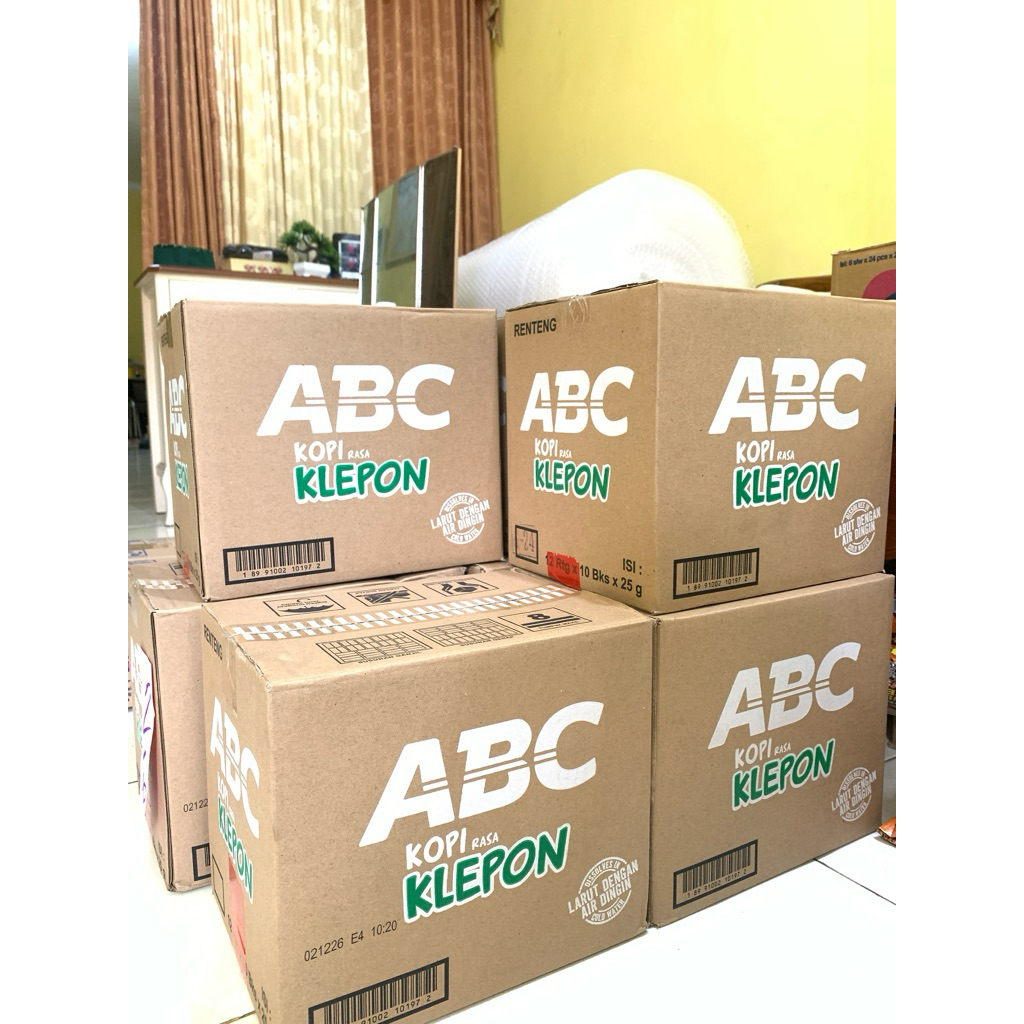 

kopi ABC Klepon (1 KARTON / 12 RENCENG)