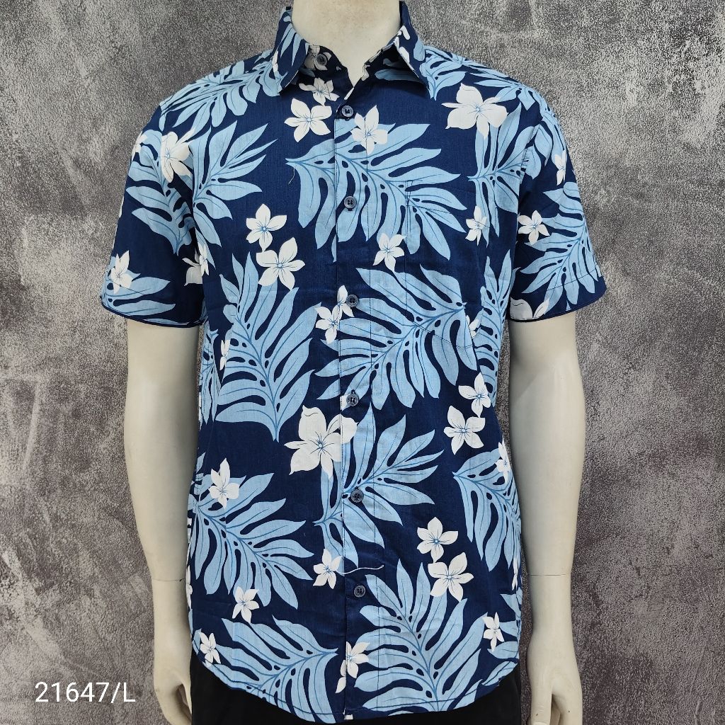Kemeja Motif Lengan Pendek RGB Original