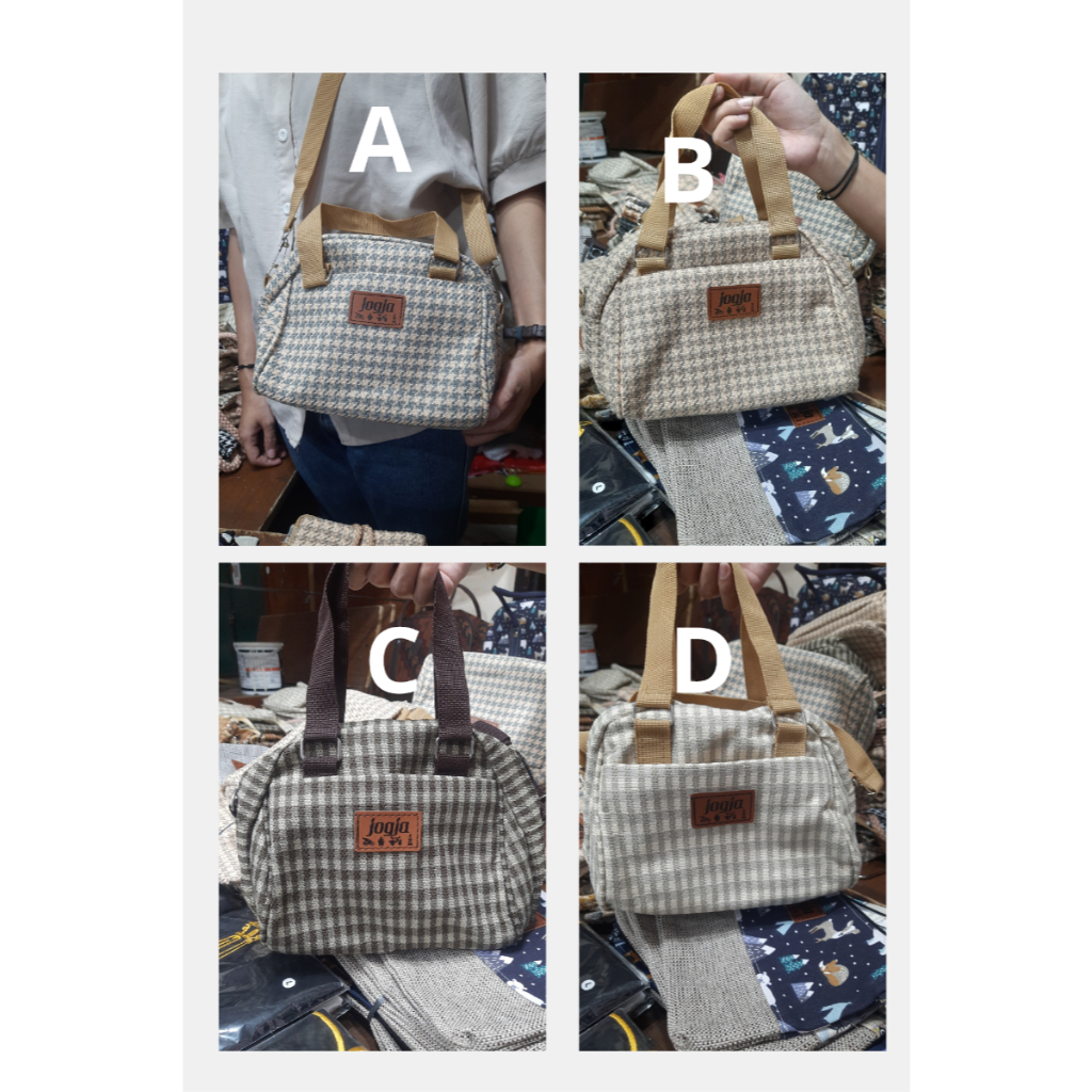 SUPLIER JOGJA / TAS SLEMPANG ANDIN KECIL / TAS SLEMPANG BAHU BAHAN GONI OLEH OLEH JOGJA