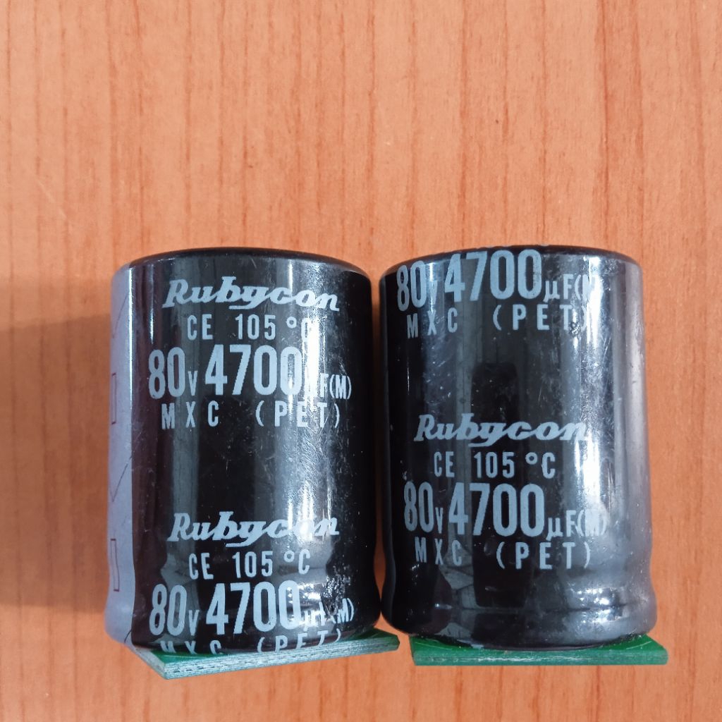 Elco Rubycon 80V 4700uF Cabutan Diameter 3cm Tinggi 4cm