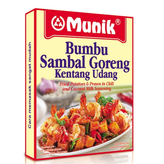 

MUNIK BUMBU INSTAN SAMBAL GORENG KENTANG UDANG 140 GR