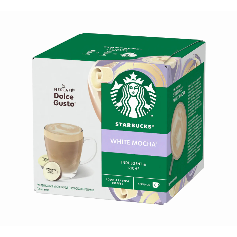 

Nescafe Dolce Gusto Starbucks White Mocha Coffee Capsule